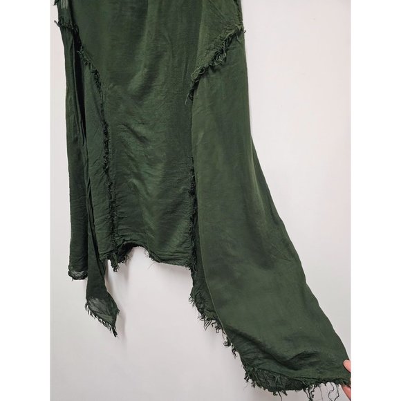 Cocoricooo Tunic Top Art Hippie Boho Cotton Large Silk Blend - Picture 6 of 7